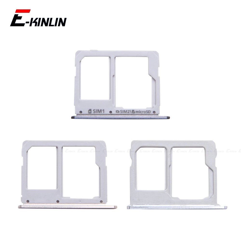 Sim Micro SD Card Socket Holder Slot Tray Reader For Samsung Galaxy A3 A5 A7 2016 A710 A510 A310 Adapter Container Connector | Мобильные