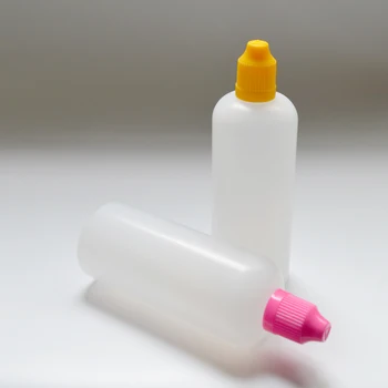 

450pcs 120ML PE Empty Needle Bottles 120ML Dropper Bottle With Childproof Cap and Long Thin Tip Plastic Dropper Bottle via Fedex