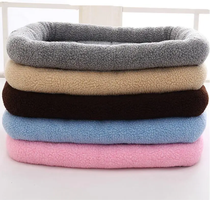 New Pet Cat Dog Mat Cushion Winter Warrm Washable Waterproof Bottom Small Medium Dogs Sleeping Bed Pad Solid Puppy Kitten Nest