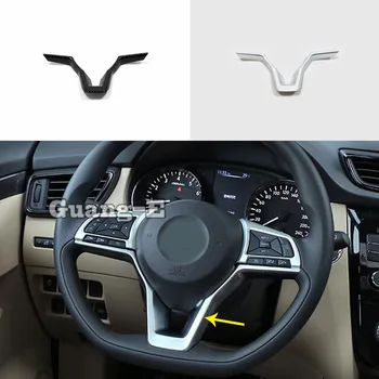 

Car Detector Stick Cover ABS Steering Wheel Interior Kit Trim Part Frame For Nissan X-Trail XTrail T32/Rogue 2017 2018 2019 2020