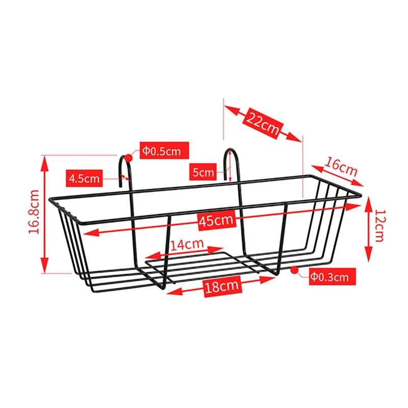 wicker patio furniture Hanging Baskets Planter Railing Planter the Rail Fence Pots Stand Railing Planter Baskets for Balcony Porch Fence patio furniture