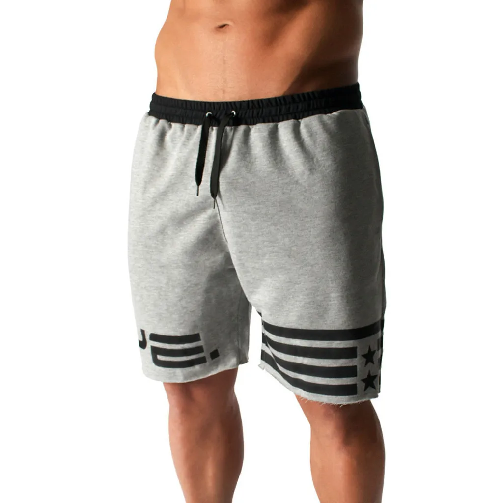 Модные высококачественные летние мужские шорты для бега, повседневные тонкие шорты-шаровары для фитнеса и бега