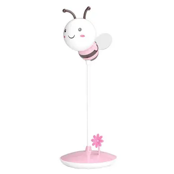 

3 Modes Design Cartoon Bee USB Rechargeable LED Touch Lamp Flexible Night Reading Light Eye Protective Lamp Sale