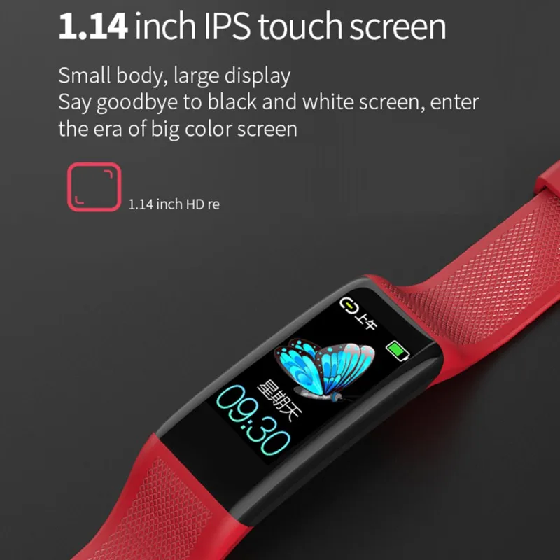 C20 Color Screen Smart Wristband Bluetooth Waterproof Bracelet With Muti-Function App New