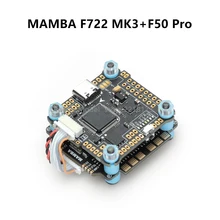 DIATONE MAMBA F722 MK3 F50 PRO 3-6S Flight Controller Stack MPU6000 F7 Flight Controller 50A BLHELI32 4in1 ESC for FPV Drones