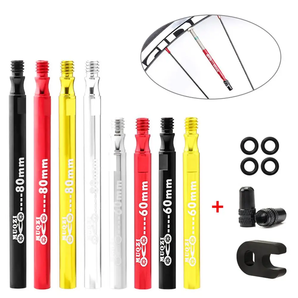 

Aluminum Alloy Muqzi Mountain Road Valve Extender Valve Inner Tube Extension Valve Adapter 60/80mm