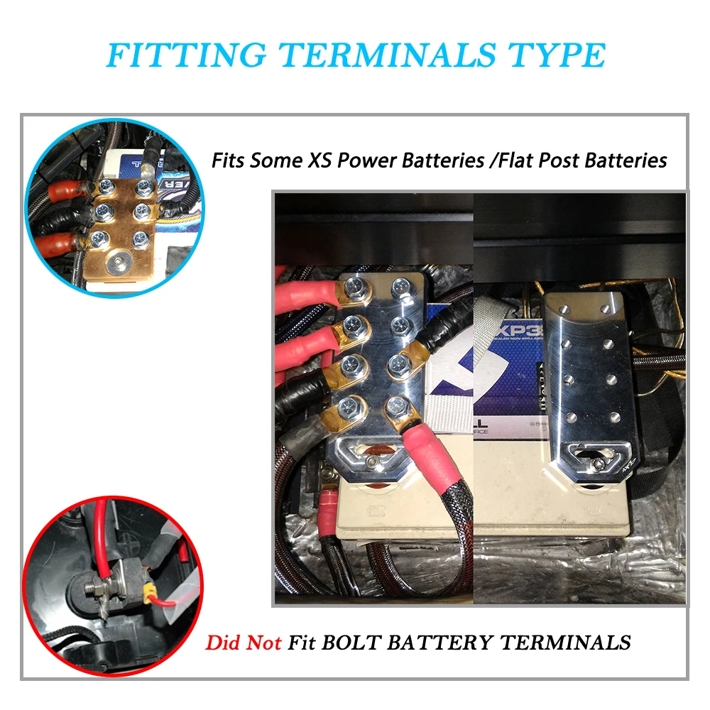 Авто клеммы для аккумуляторных батарей подходит XS Мощность M6 стандартные батареи D5100 D3400 D2700 XP2000 PS240A V3400 S3400 XP1000
