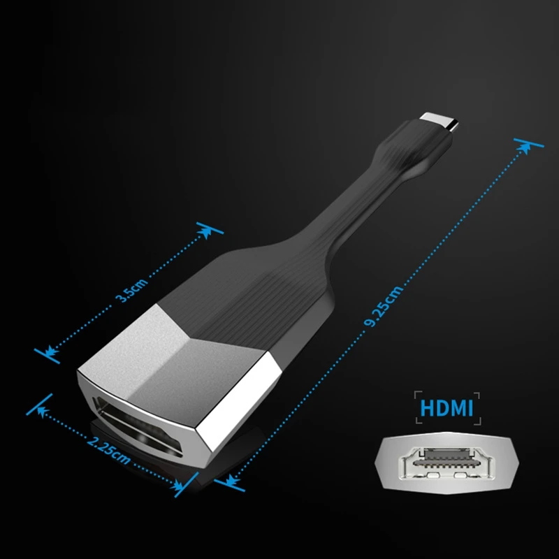 HOT-S8 Кабель-адаптер type-C-HDMI USB 3,1-HDMI 4K кабель для мобильного компьютера HD