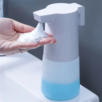 

300ml Automatic Infrared Induction Sensor Foaming Hand Soap Dispenser Wall Mounted USB Charging Adjustable For Kitchen Bathroom