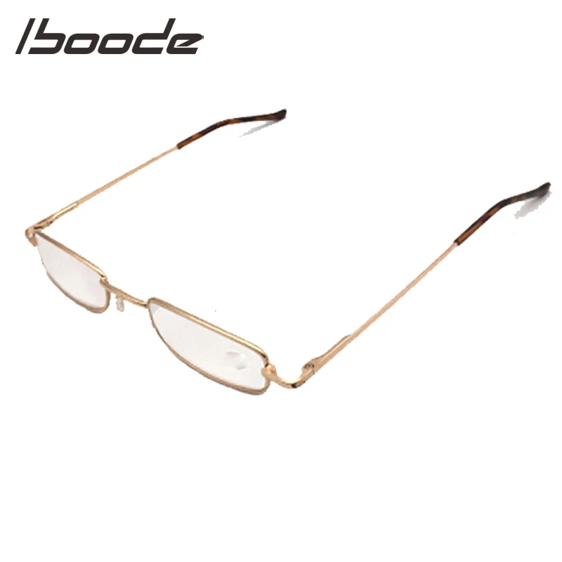 IBOODE квадратные металлические очки для чтения женские и мужские пресбиопические очки женские мужские очки при дальнозоркости унисекс диоптрические очки