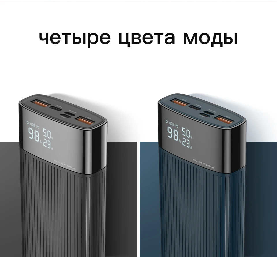 KUULAA, 20000 мА/ч, внешний аккумулятор для iPhone, samsung, huawei, Тип C, PD, быстрая зарядка+ быстрая зарядка, 3,0 USB, внешний аккумулятор