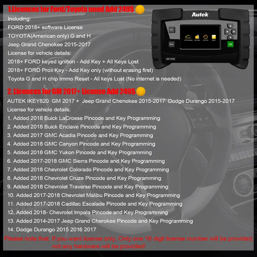 AUTEK IKEY820 Авто профессиональное устройство для программирования ключа чип-ключ программатор считывает пин-код ключ, соответствующий автомобильный диагностический инструмент