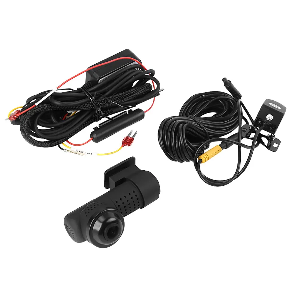 Τηλέφωνο DVR αυτοκινήτου Κινητό WiFi Connect Dashcam 4K 2160P HD 360° Πανόραμα Sony IMX326 Dual Lens 24H Parking Monitoring Video Recording_voghion.com