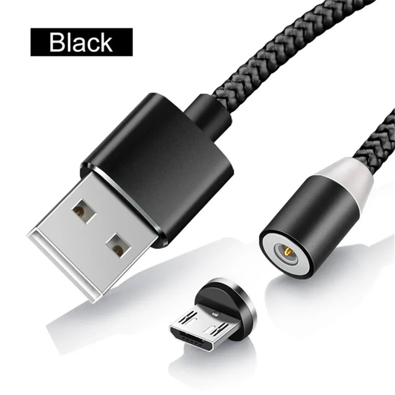 1 м Магнитный кабель mi cro usb type C для быстрой зарядки type-C Магнитный зарядный провод для Xiaomi mi 8 9 SE Red mi Note 4 4X5 6 7 8 Pro 8T