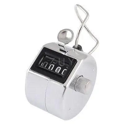 

Metal Housing Plastic 4 Digit Manual Handheld Tally Palm Click Counter