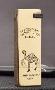 TH brass 169g 6.5*2.1*1.2cm handmade camel kerosene oblique wheel old fashioned lighter | Дом и сад