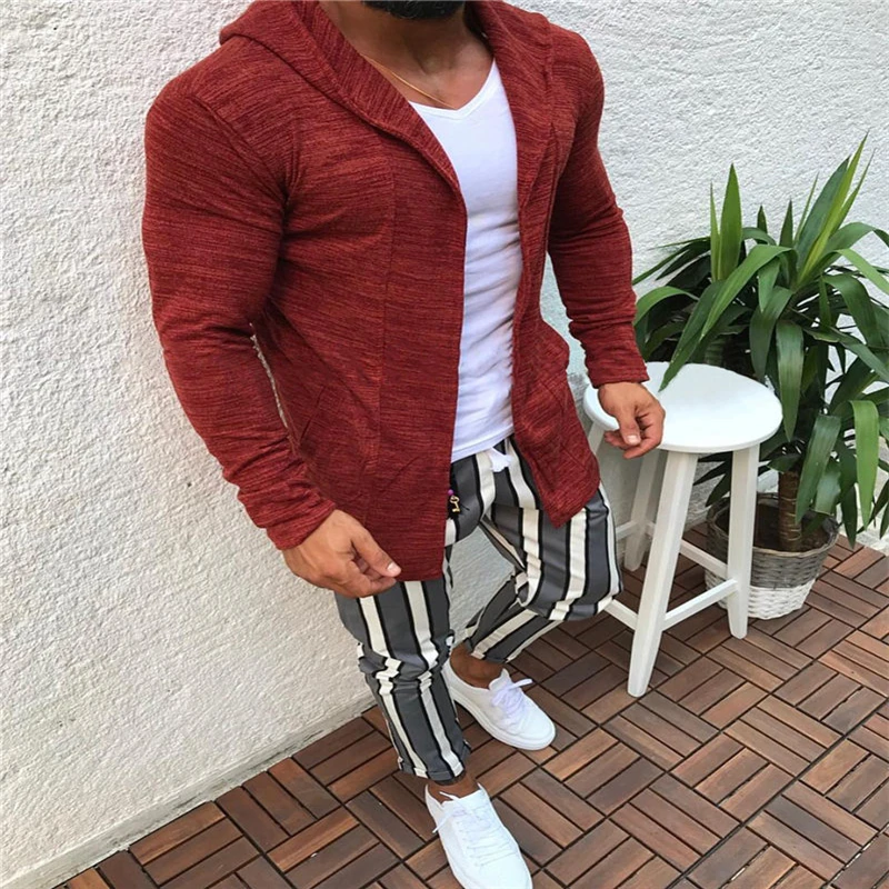 Mens Designer Sweaters Cardigan Solid Color Homme Outwear Slim Casual Mens Apparel 5