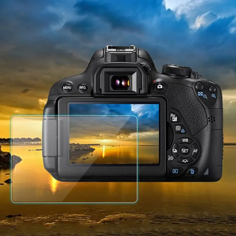 9H lcd закаленное стекло HD Защитная крышка экрана для Canon Eos Rebel SL2 200D AXYF