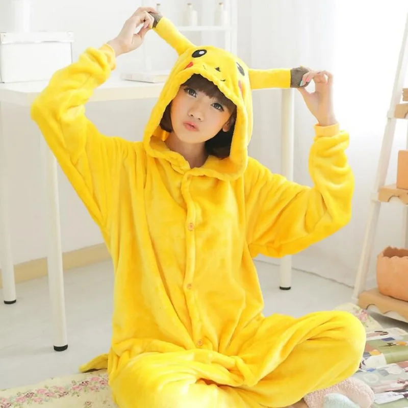 

Pikachu Panda Stitch Ahri Adults Pajamas Pyjamas Anime Costumes Adult Cartoon Animal Onesies Sleepwear Cheep One Piece