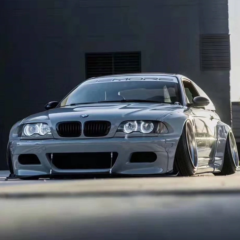 Автомобильный комплект с широким корпусом для BMW E46 2 дверь 4 двери FRP