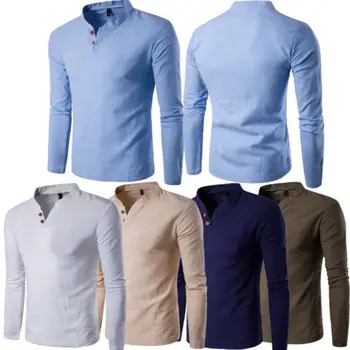 

Fashion Men's Slim Fit V Neck Long Sleeve Muscle Tee T-shirt Casual Tops Blouse