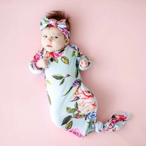 Для новорожденного мягкий пеленки с цветами одеяло для сна сумка пеленать муслиновая пеленка+ повязка на голову+ шапка комплект из 3 предметов