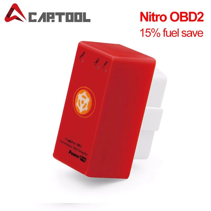 Тюнинг бокс ECO OBD2 Nitro для дизельных и бензиновых двигателей с кнопкой сброса