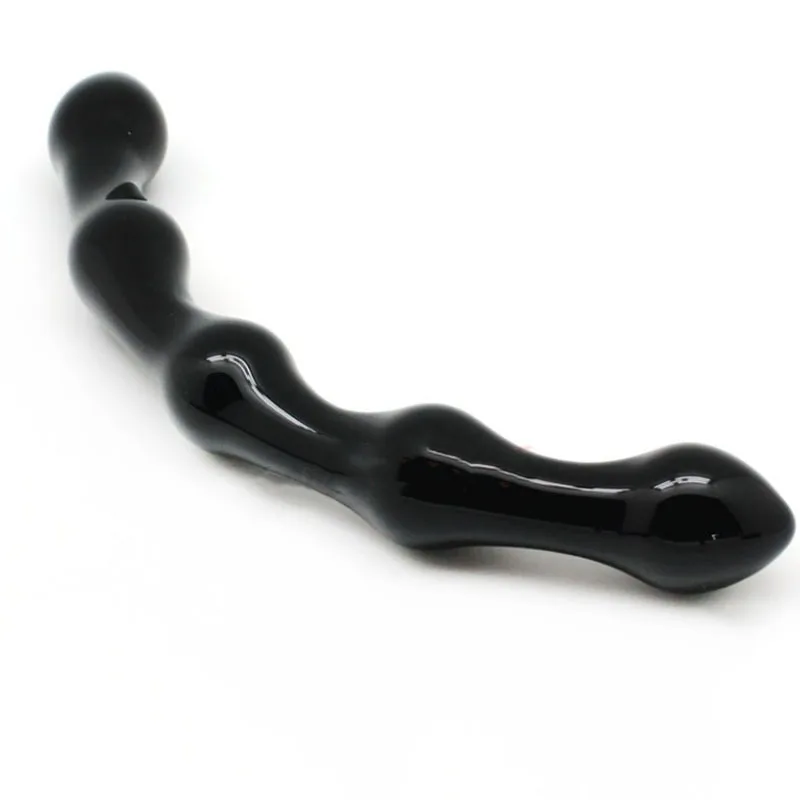 Glass-Anal-Plug-Crystal-Anal-Beads-Glass-Double-Dildo-Bending-Glass-Butt-Plug-Prostate-Massager-G