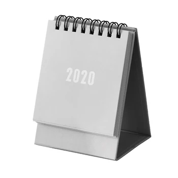 

Hot Selling 2020 Desk Calendar Foldable Flip Calendar Simple Style for Home Bedroom Office Decor