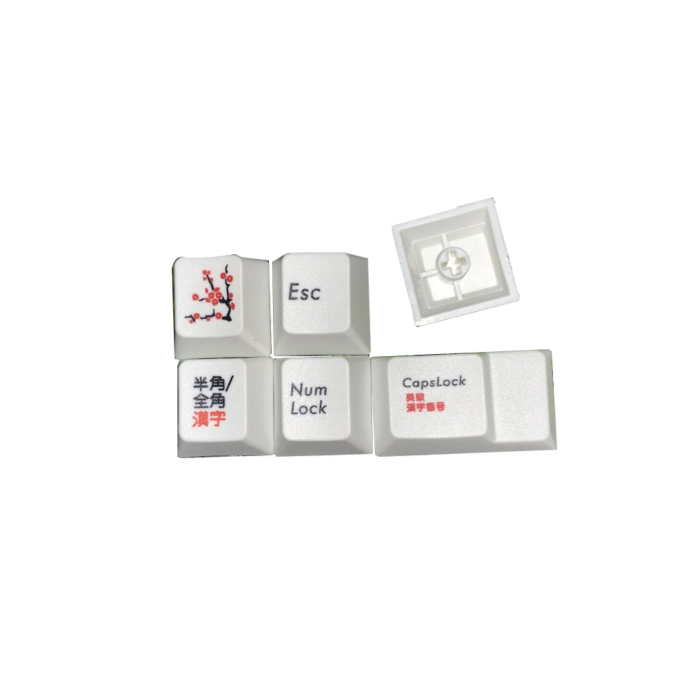 109 ключей/набор японская Сакура PBT краситель Сублимация Keycap механическая клавиатура Вишневый Профиль