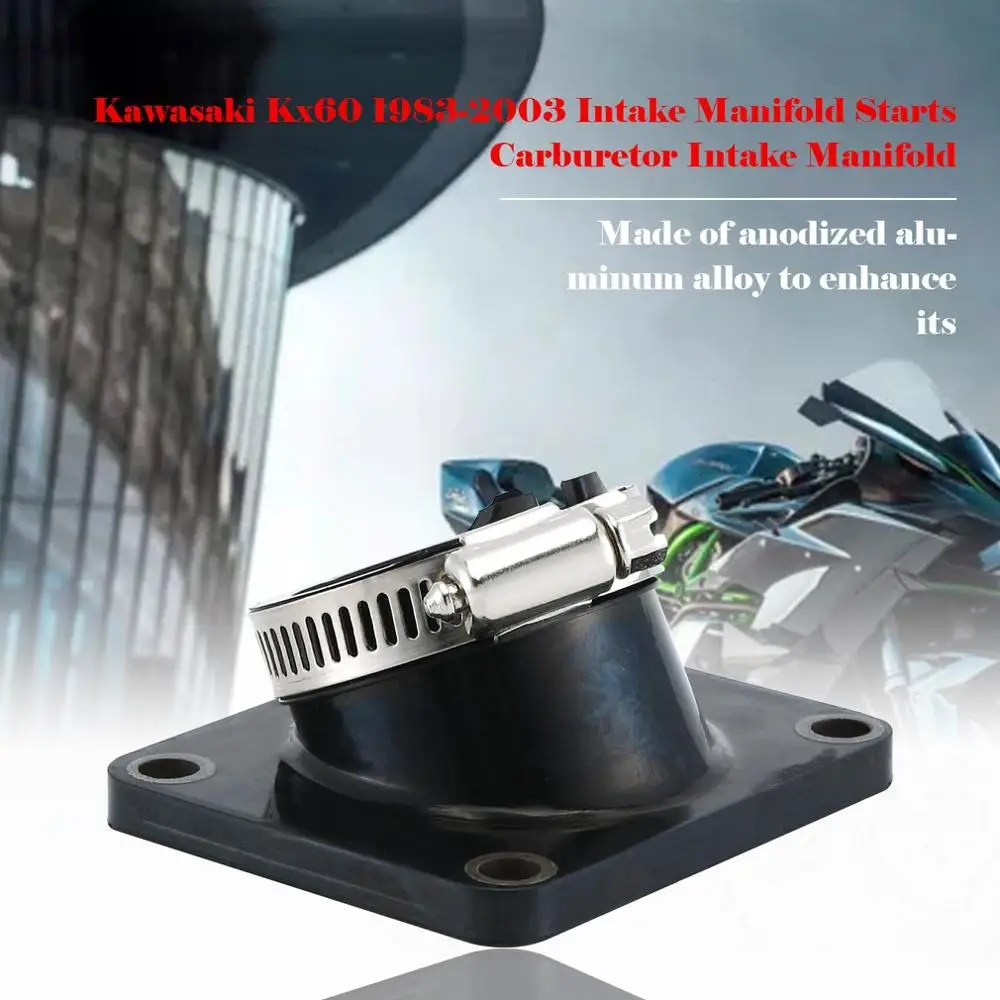 Для Kawasaki Kx60 1983-2003 впускной коллектор начинается КАРБЮРАТОР впускной коллектор идеально подходит для резинового интерфейса