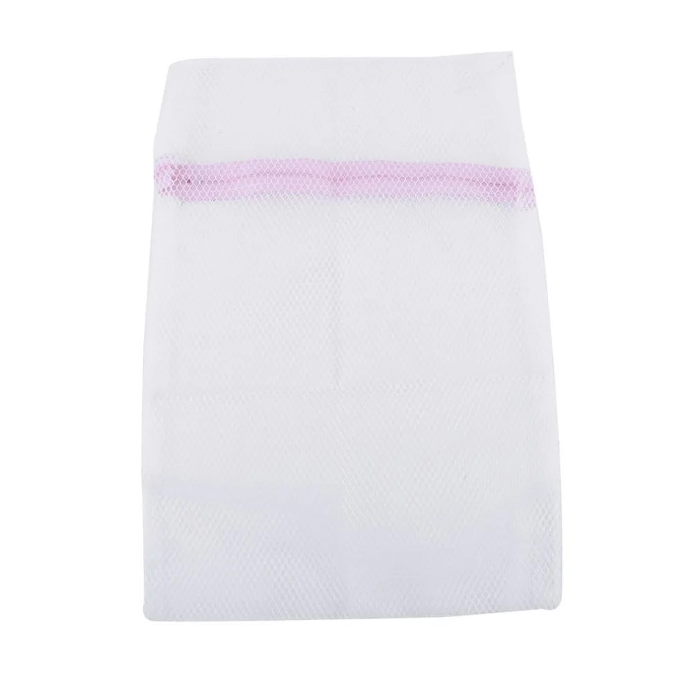Zip Wash Laundry Bag Net Mesh Sock Bra Washing Machine Basket Underwear √  Hot H1