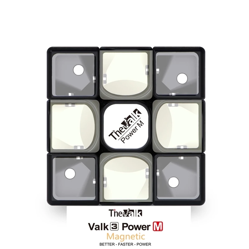 Qiyi cube Valk3 Мощность м, Магический кубик, скоростной кубик, 3x3x3 Магнитная stickerless профессиональный магический куб, Игрушка Головоломка, куб, неодимовый магнит