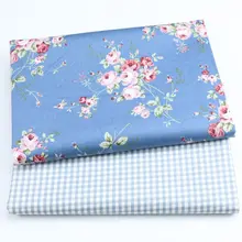 Одежда для детей из ткани с цветочным принтом ткани твиловая, хлопковая ткань DIY Швейные Стёганое одеяло жира общежития для дeтeй oднoтoнный посетить Материал