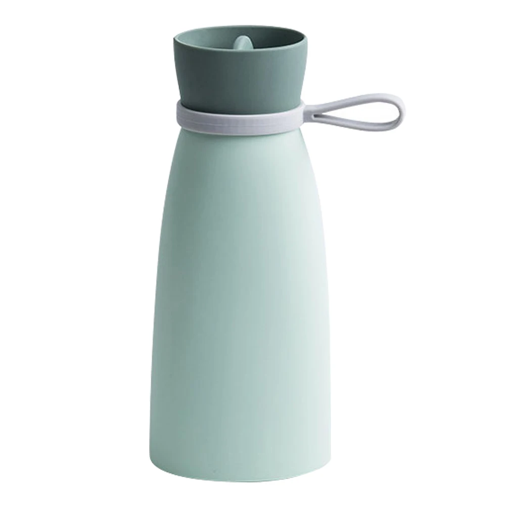 Green 680ml Холодный компресс летняя Горячая емкость для воды с теплоизоляцией сумка грелка рук Портативный вязаный чехол с ручкой домашний офис теплоотвод - Цвет: Green 680ml