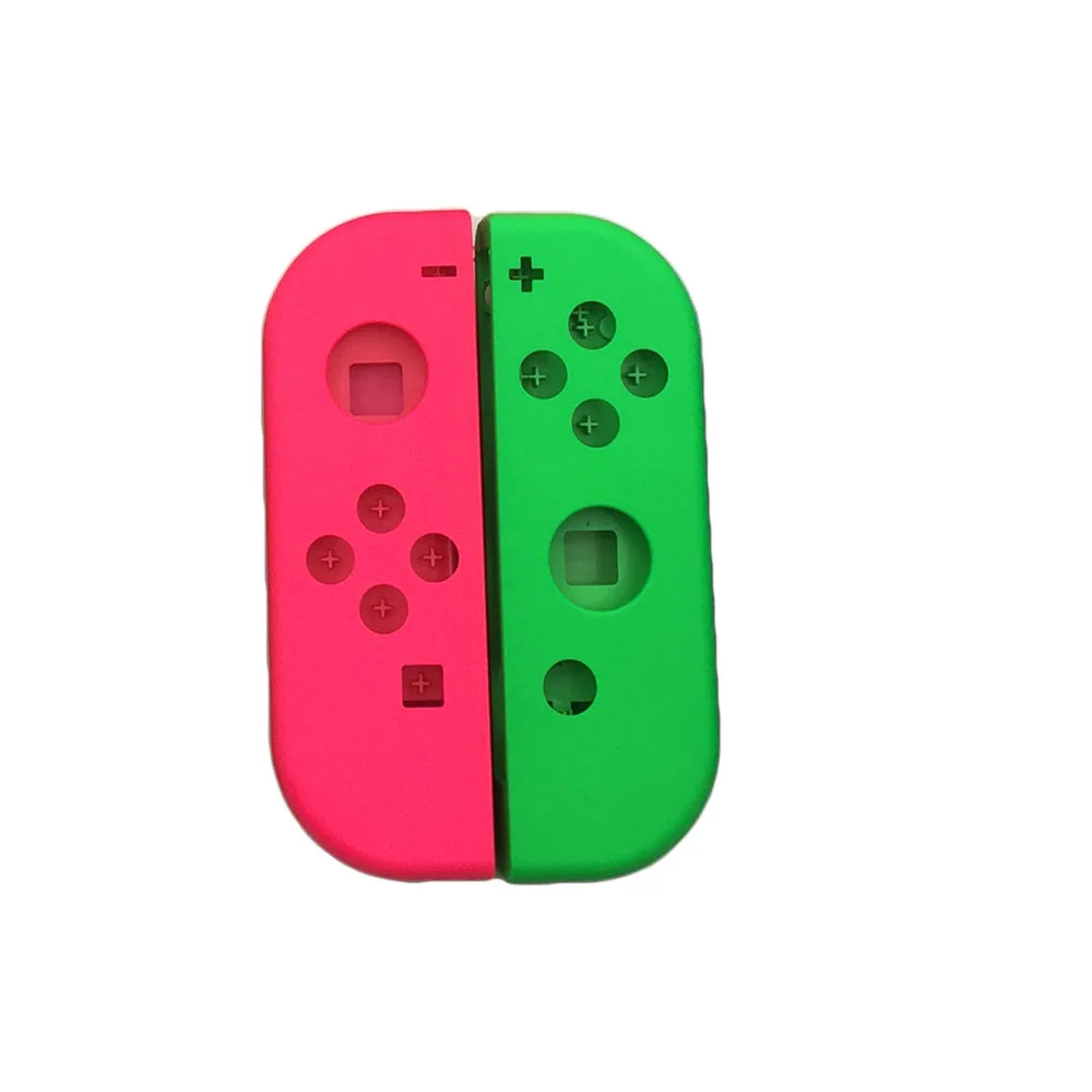 Pink Green Middle Пластиковый R L корпус Оболочка Чехол для переключателя NS NX Joy Con контроллер - Цвет: Pink Green Middle