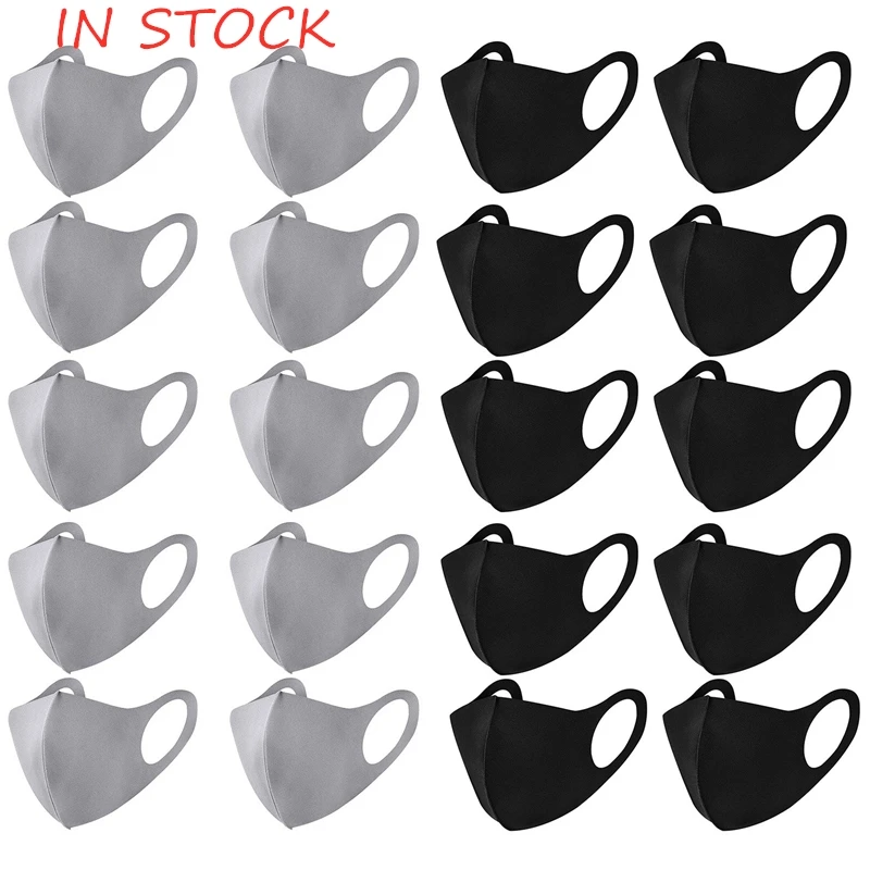 

20Pcs Washable Reusable Cloth Mask Unisex Dustproof Anti-Pollen Pet Dander, Droplet Pollution