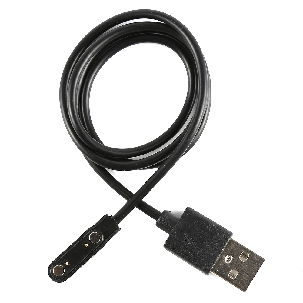 black 1 шт. Q12/S12/S2 водонепроницаемые детские часы Магнитный кабель для зарядки умный браслет кабель для зарядки умные часы аксессуары - Цвет: black