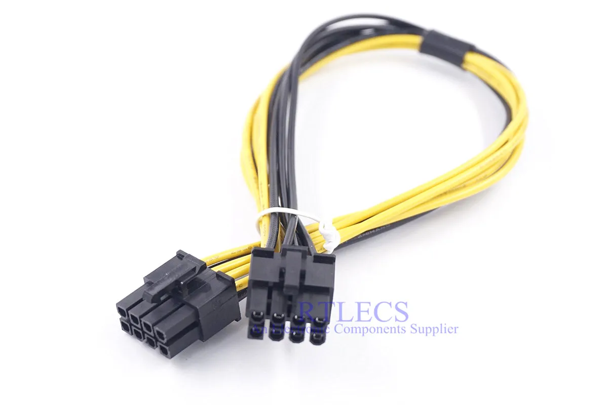 5 шт. PCI-E PCI Express Графика видеокарта GPU PCIe 8 Pin типа «папа» к Процессор 8 Pin типа «папа» адпер кабель 18 AWG провода 30 см контакт