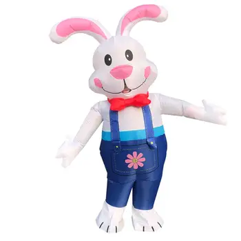 

Easter Inflatable Bunny Clothes Festival Funny Stage Performance Egg Doll Costume Clothing Party Supplies