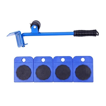 

Home Portable Furniture Mover Heavy Object Lifter Steel Hand Tool Set Bear 200kg 360 Degrees Rotate TB Sale
