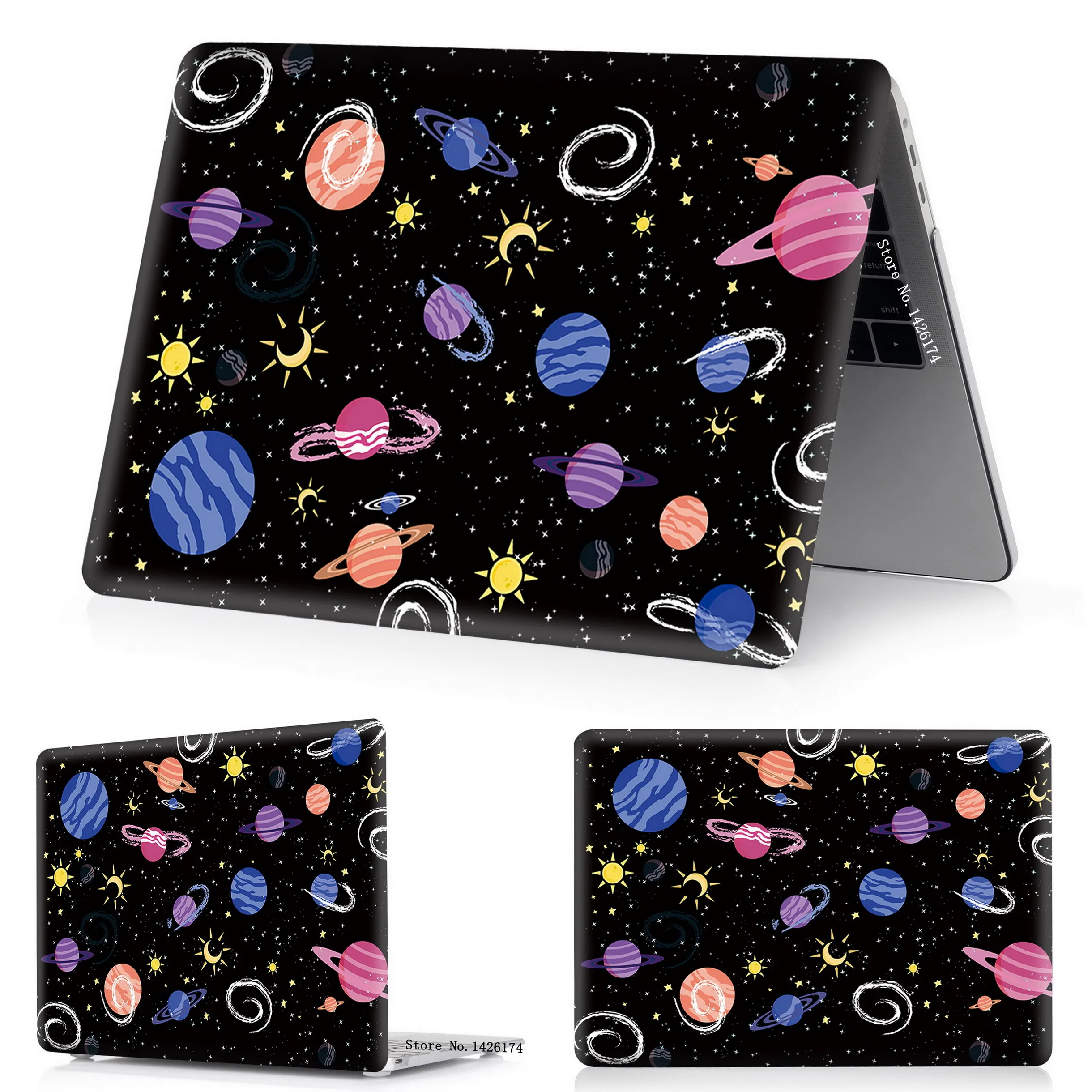 xingqiu Space Цветной чехол с рисунком для Apple Macbook Air Pro retina 11 12 13 15 дюймов, для Macbook New Air 13 pro13 чехол A1932 A2159+ подарок - Цвет: xingqiu Space