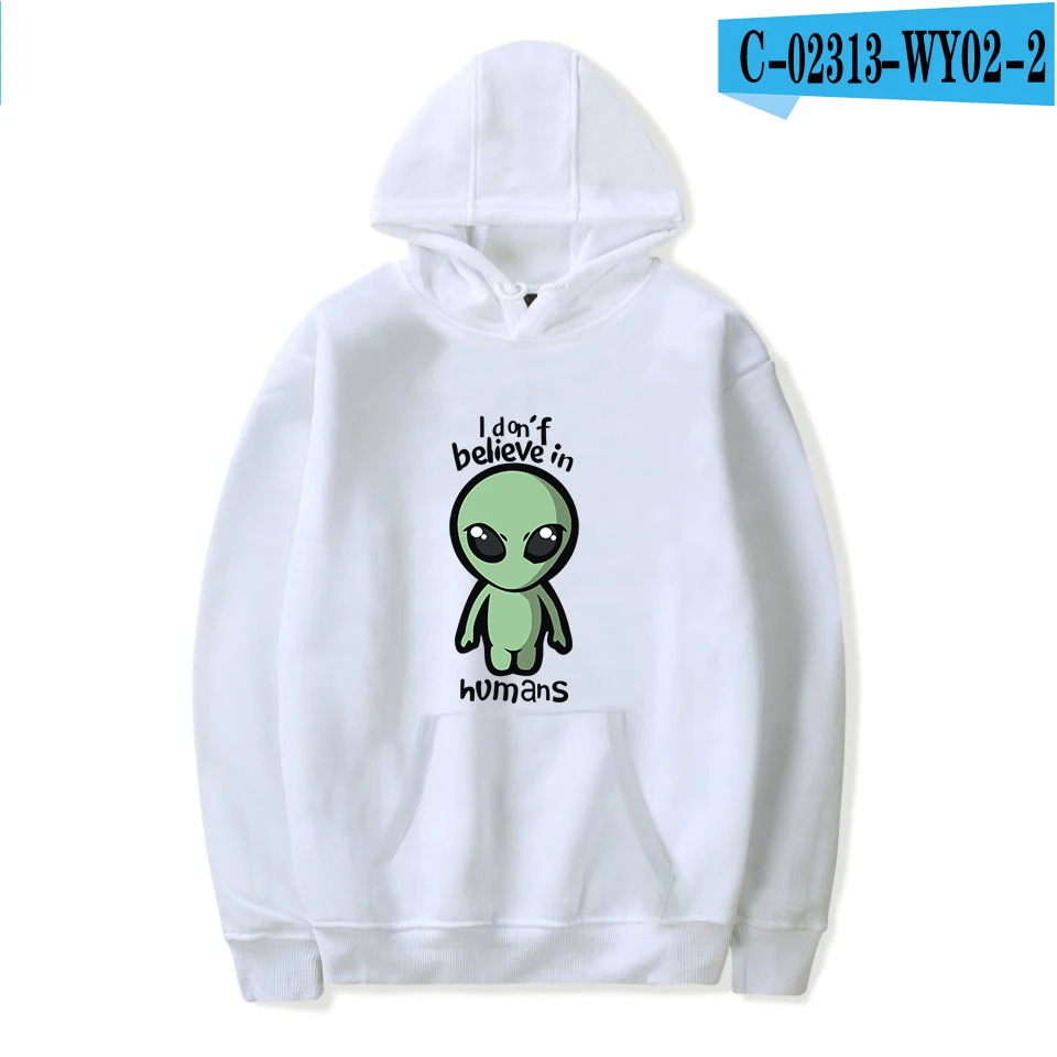 Популярные игры storm Region 51 Alien ET толстовки мужские/женские осенние и зимние персональные хип-хоп игры storm Region 51 Толстовки с капюшоном - Цвет: white