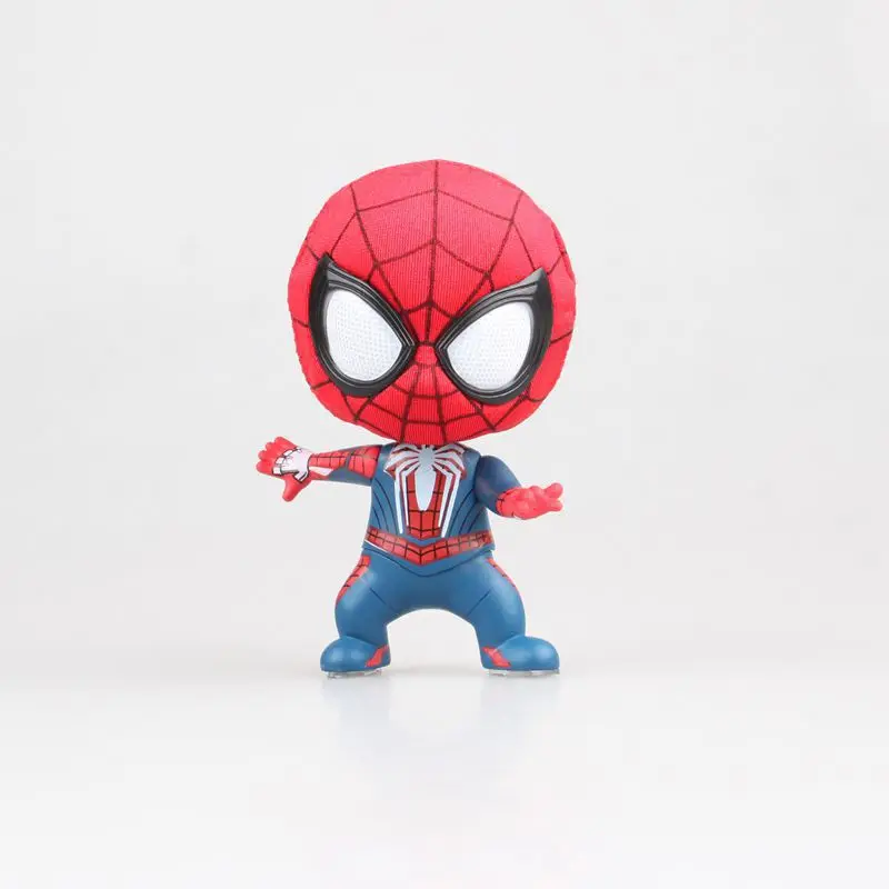 

Spider-Man Hero Returns Game Cute Rotating Spider-Man T-Magnet Base Car Mounted bai jian he Egg