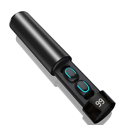 Black Q67 TWS беспроводные наушники 3D стерео беспроводные Bluetooth наушники 5,0 спортивные водонепроницаемые наушники Авто сопряжение гарнитура с микрофоном - Цвет: Black