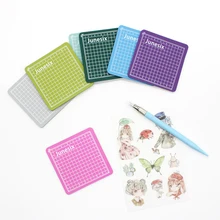 

1 Pcs Mini Cutting Pad Handmade Model 8x8cm Hand Account Cutting Paper PadAA
