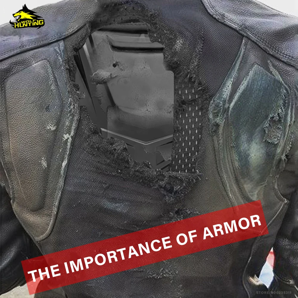 Motorcycle Jacket Armor Vest Motocross Body Armor Inner Outer Anti-fall Chest Protector Off-Road Dirt Bike Protective Gear