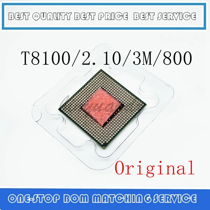 T8100 8100 ЦП 3M кэш/2 1 ГГц/800/двухъядерный процессор Socket 479 для ноутбука GM45 PM45
