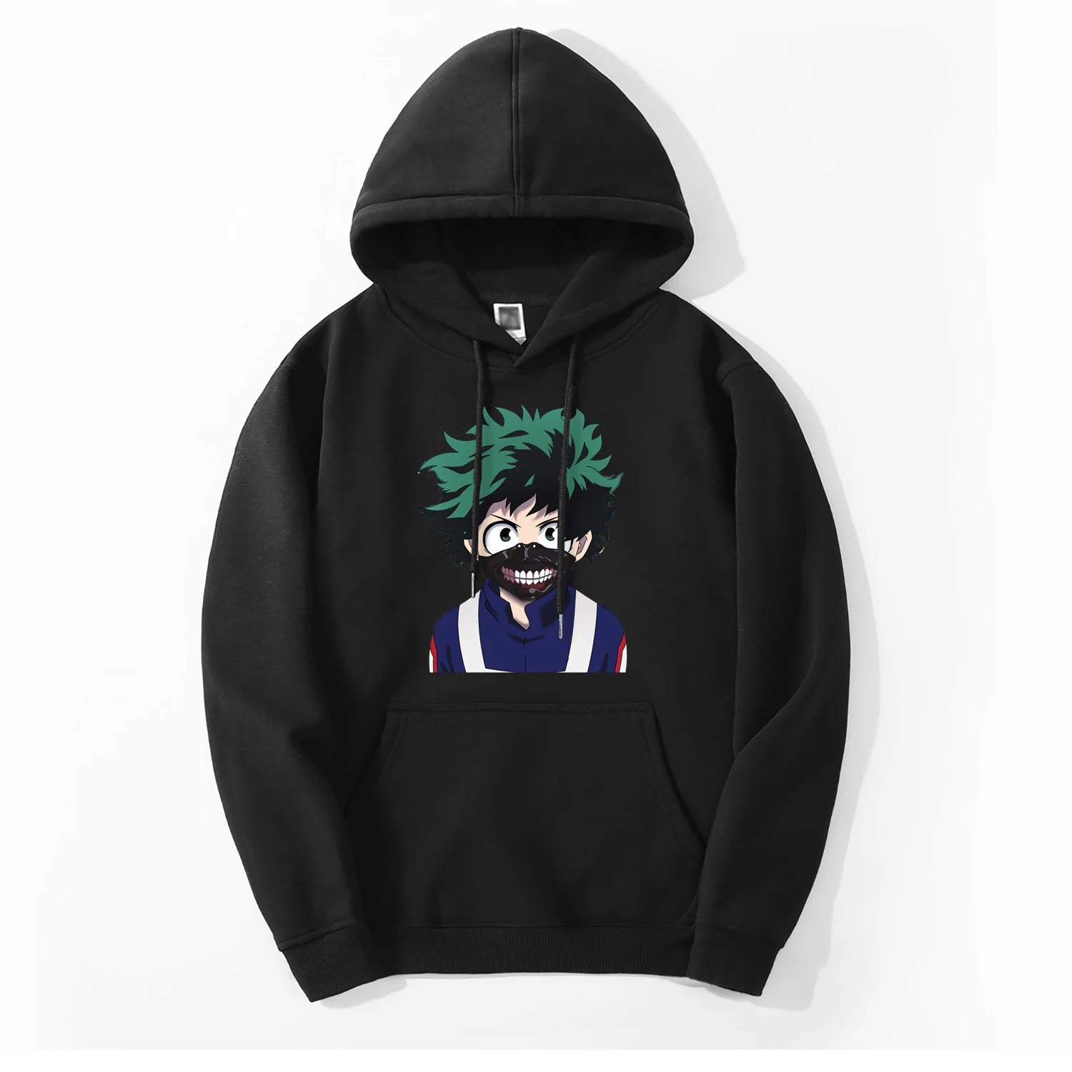 Новое поступление, зимняя мужская толстовка с принтом One For All Deku My Hero Academ Japan аниме, Мужская толстовка, повседневный флисовый мужской спортивный костюм