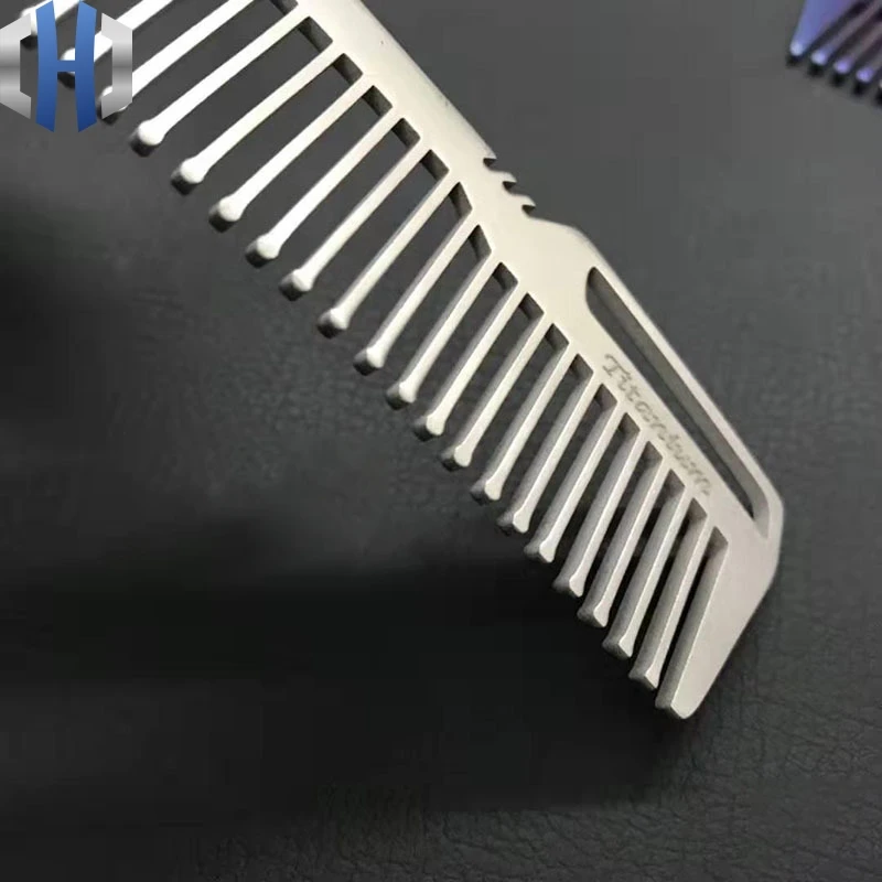 Titanium Comb For Men And Women Comb Hair Cutting Comb EDC